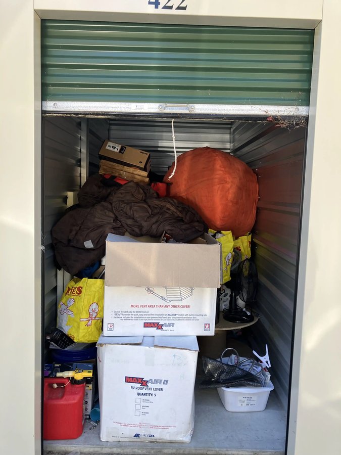 5x10 storage unit in Fryeburg, ME
