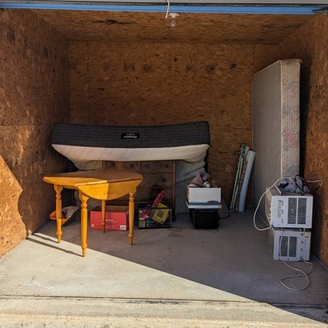 10 x 10 storage unit in New Gloucester, ME