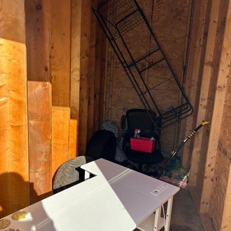 5 x 12 storage unit in Brewer, ME