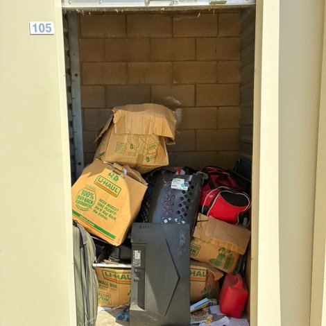 5 x 5 storage unit in Atwater, CA