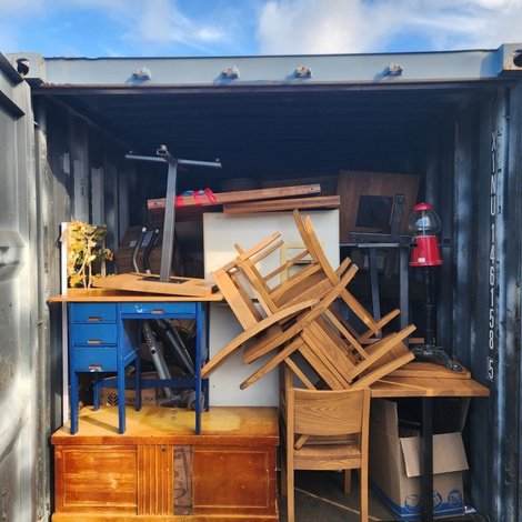 8 x 20 storage unit in Hamburg, PA