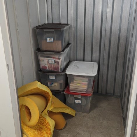 5 x 5 storage unit in Quincy, MA