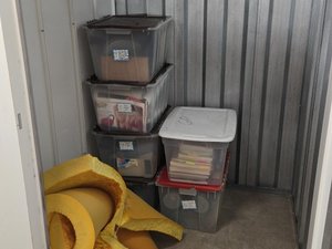 5 x 5 storage unit in Quincy, MA