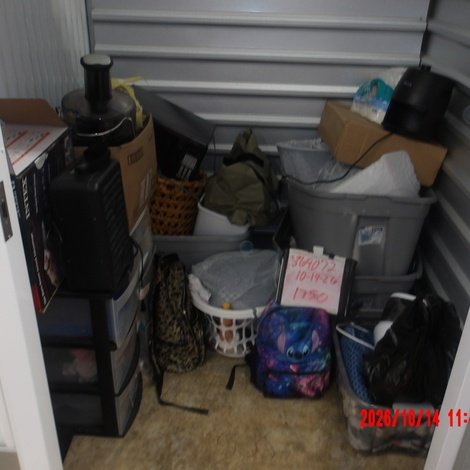 5 x 5 storage unit in Trotwood, OH