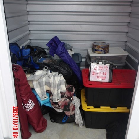 5 x 5 storage unit in Dayton, OH