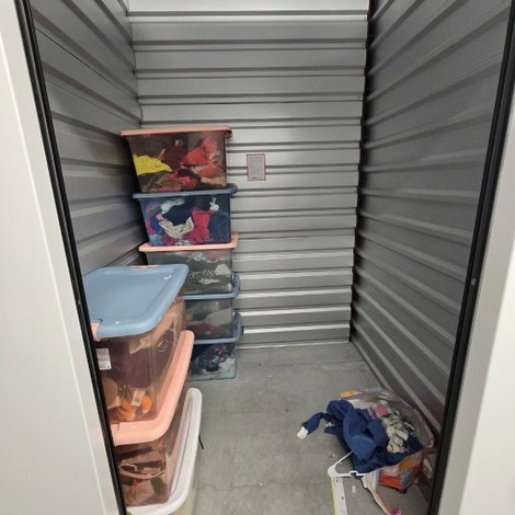 5 x 5 storage unit in Tewksbury, MA