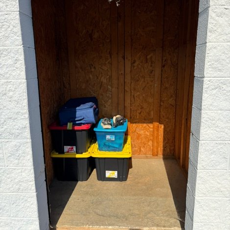 5 x 5 storage unit in Salisbury, NC