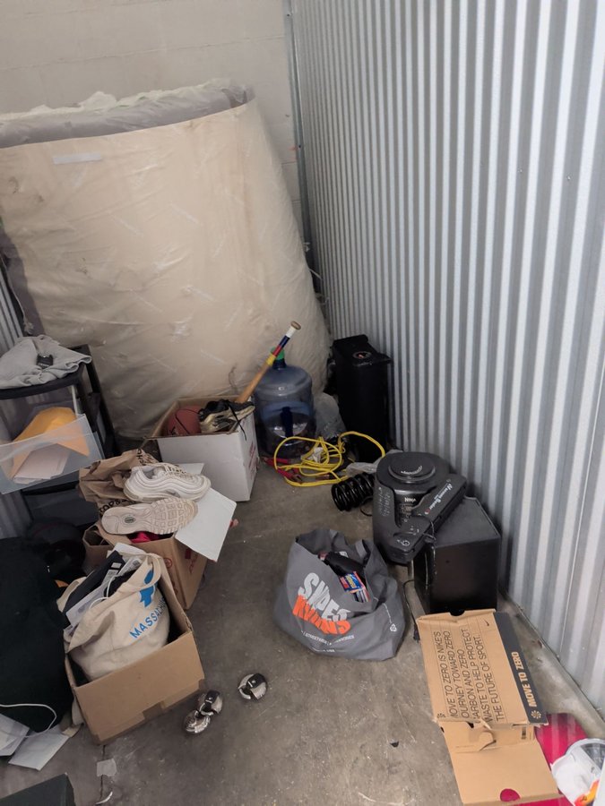5 x 10 storage unit in Randolph, MA