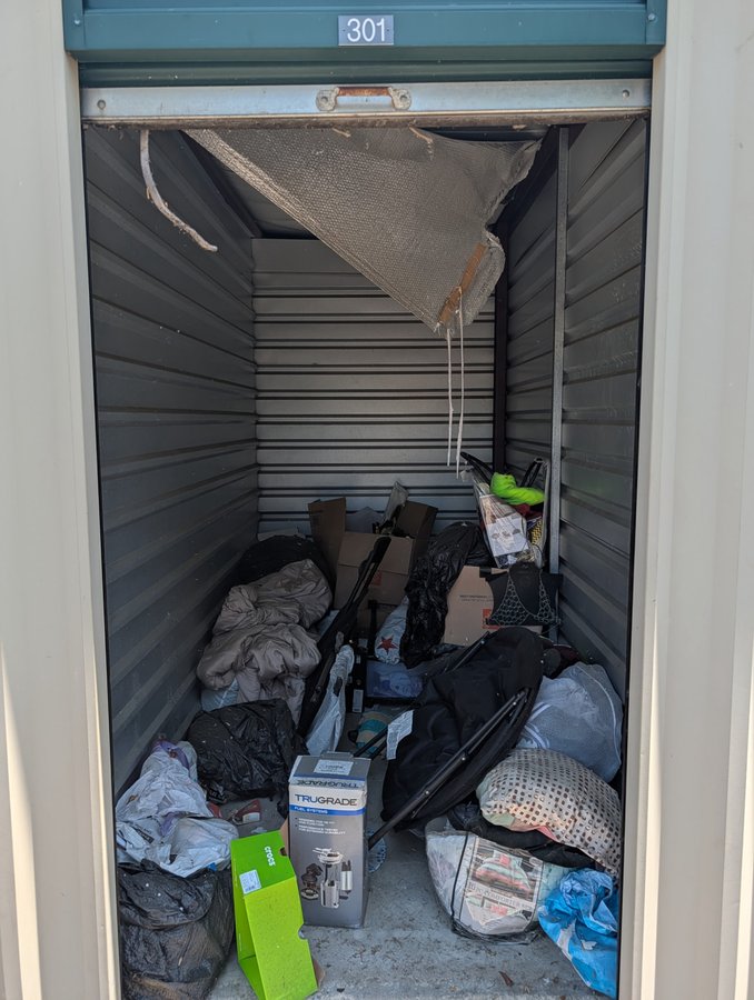 5 x 10 storage unit in Trenton, NJ
