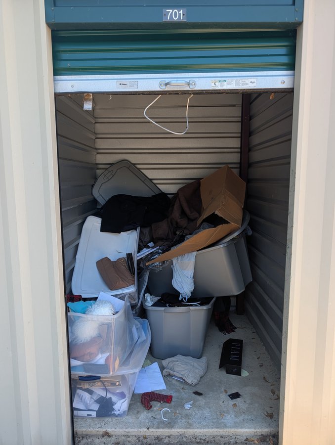 5 x 5 storage unit in Trenton, NJ