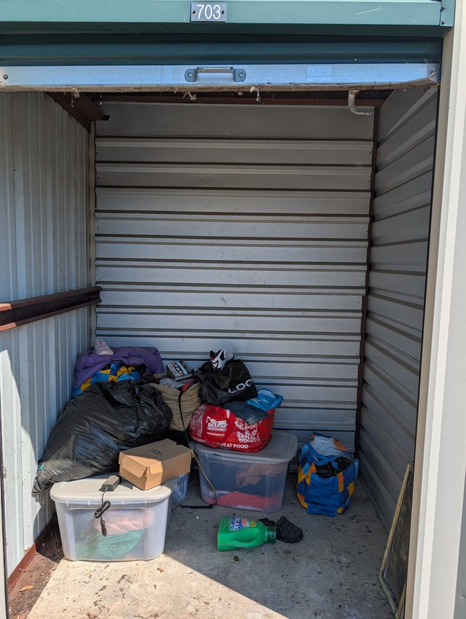 5 x 5 storage unit in Trenton, NJ