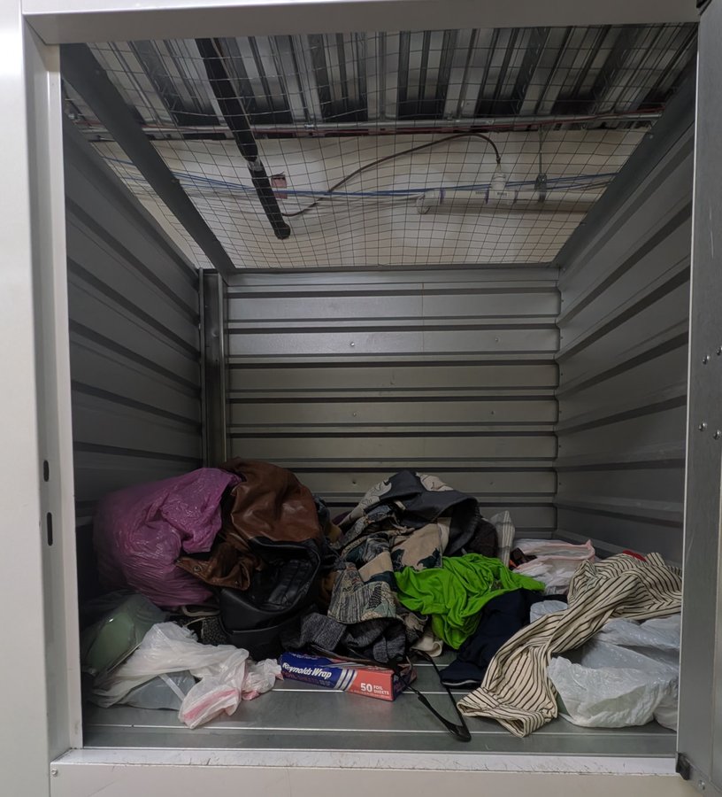 5 x 5 storage unit in Charlotte, NC