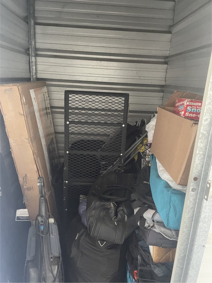 5 x 5 storage unit in San Jose, CA