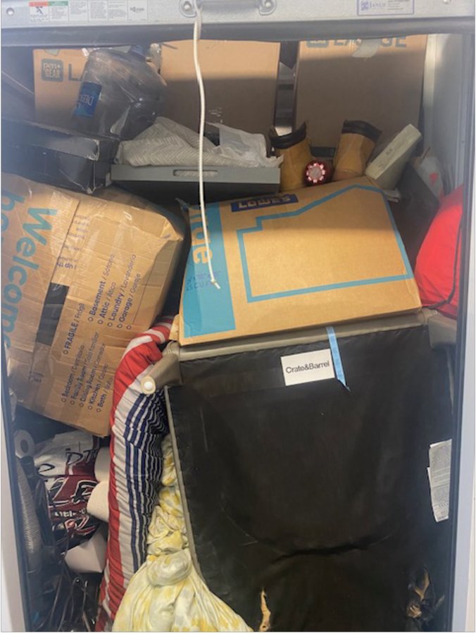 5 x 5 storage unit in Cockeysville, MD