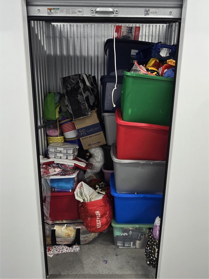 5 x 5 storage unit in Bristol, PA
