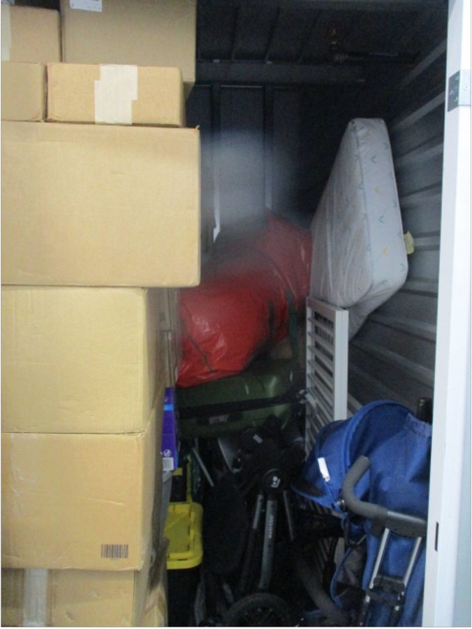 5 x 10 storage unit in Wilmington, DE
