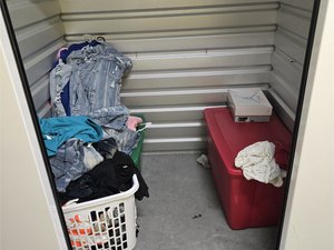 5 x 5 storage unit in Charlotte, NC