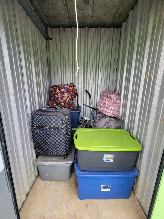 5 x 5 storage unit in Cranbury, NJ