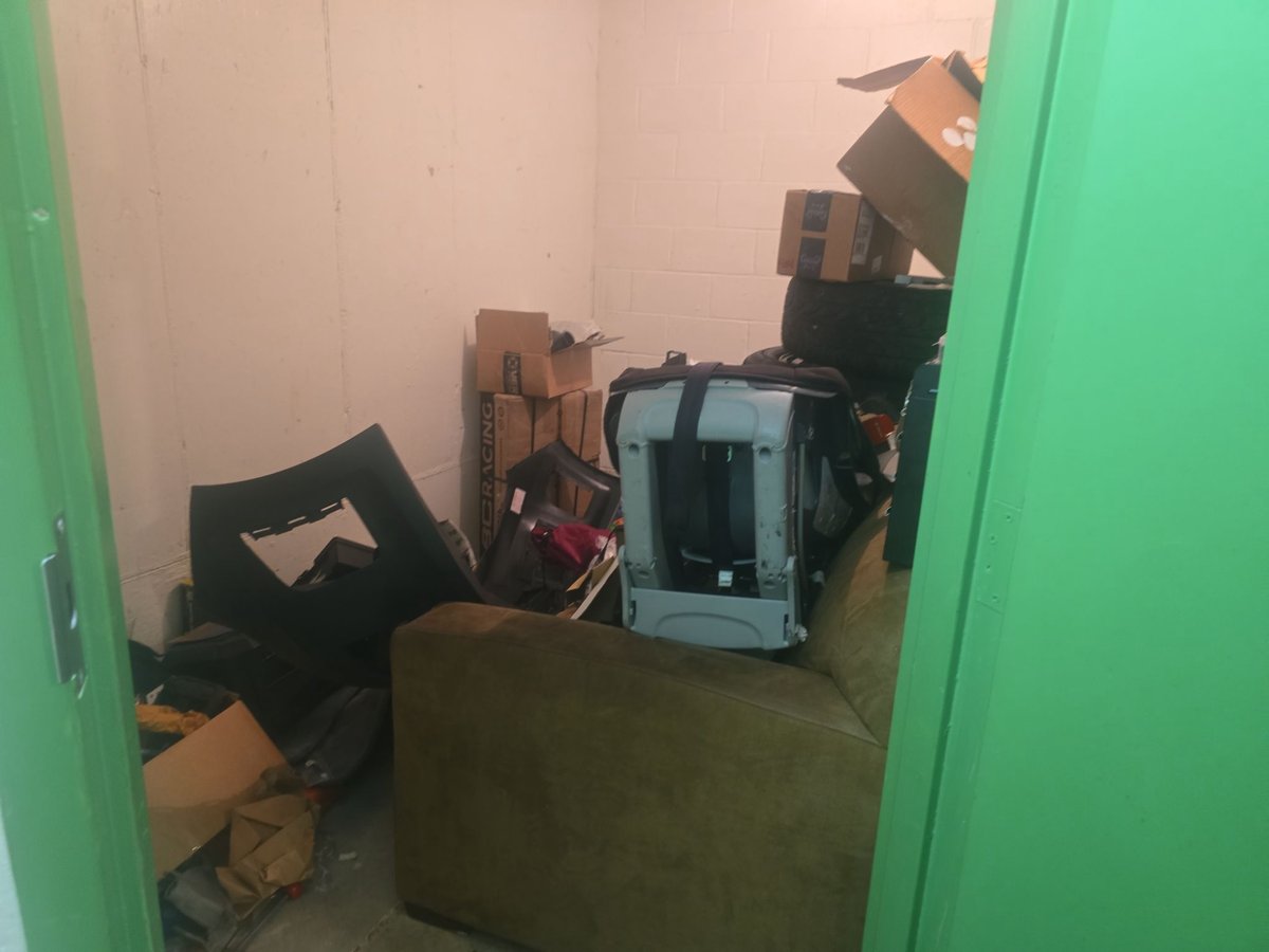 7 x 12 storage unit in Milford, OH