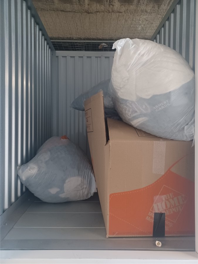 3 x 4 storage unit in Sacramento, CA