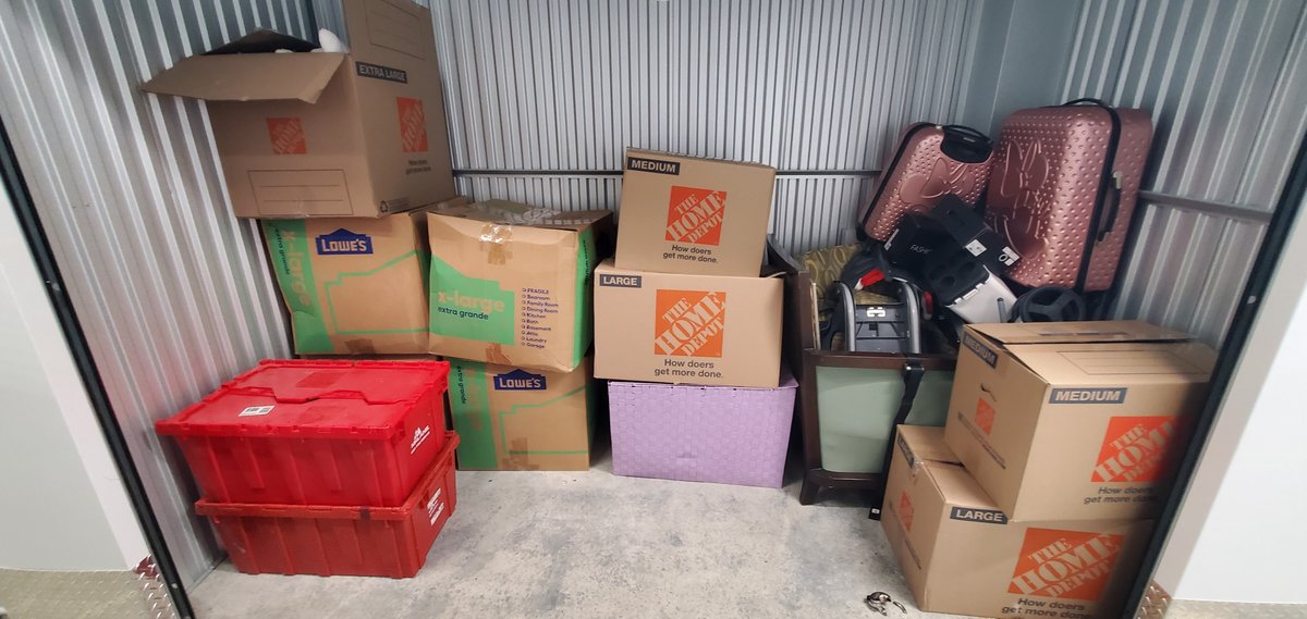 5 x 10 storage unit in Charlotte, NC