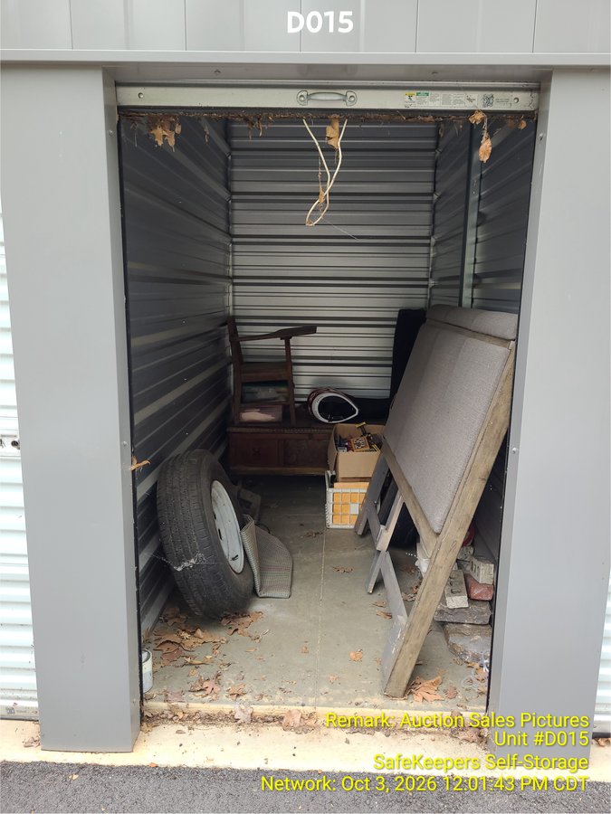 5 x 10 storage unit in Springdale, AR