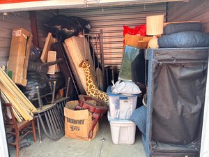 10 x 10 storage unit in Auburn, ME