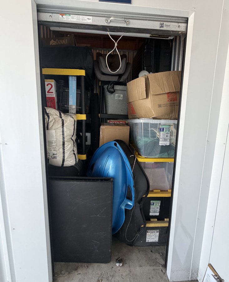 5 x 5 storage unit in San Jose, CA