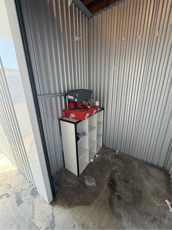 5 x 5 storage unit in San Jose, CA