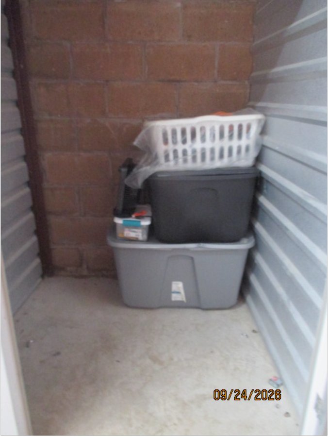 5 x 5 storage unit in East Peoria, IL