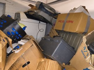 5 x 12 storage unit in Adams, MA