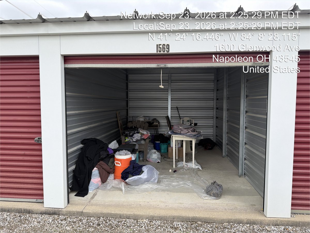10 x 15 storage unit in Napoleon, OH