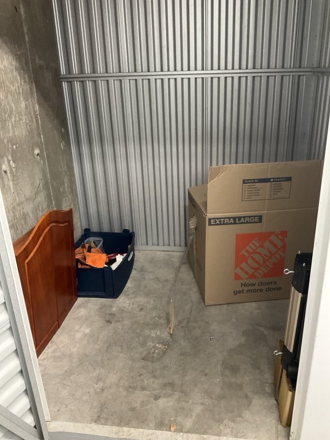 5 x 5 storage unit in Walnut Creek, CA