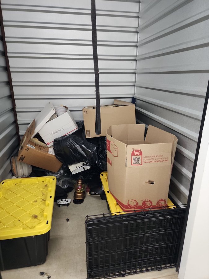 5 x 5 storage unit in Mesquite, TX