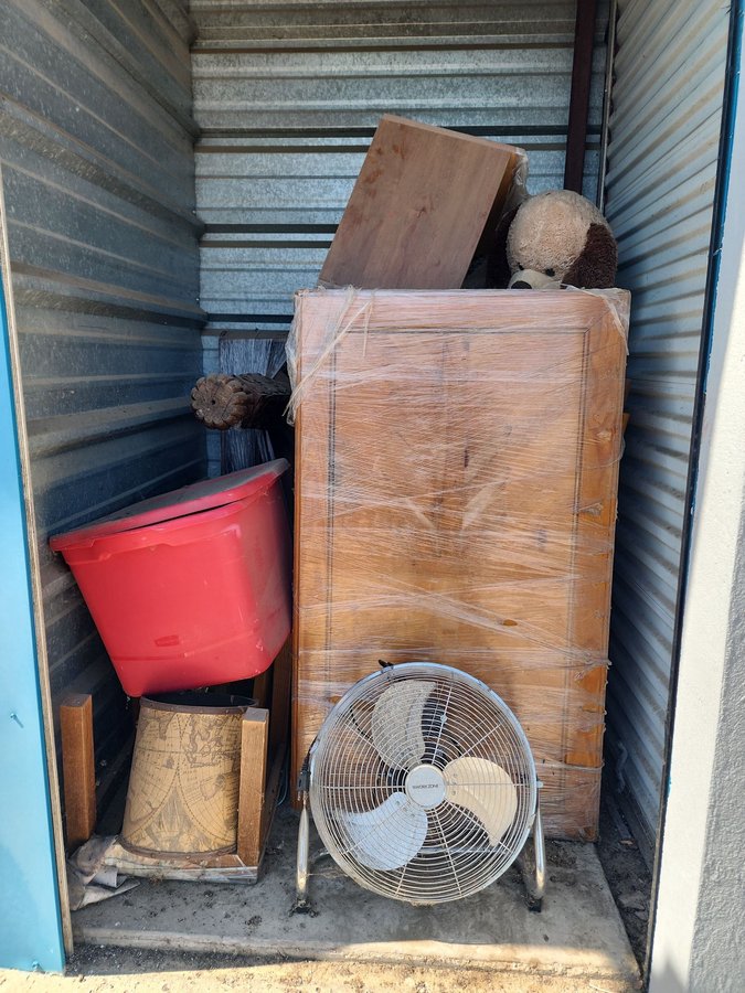 5 x 5 storage unit in Mesquite, TX