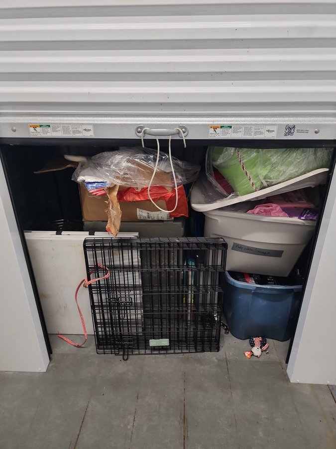 5 x 5 storage unit in Forney, TX