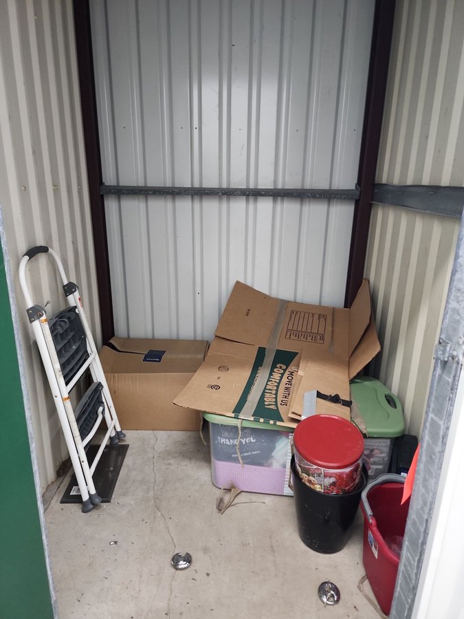 5 x 5 storage unit in Mesquite, TX