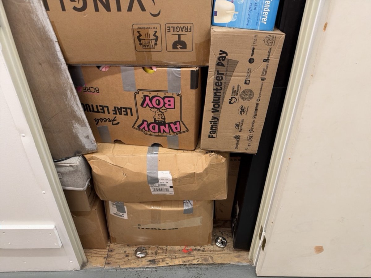 5 x 5 storage unit in Fountain Valley, CA