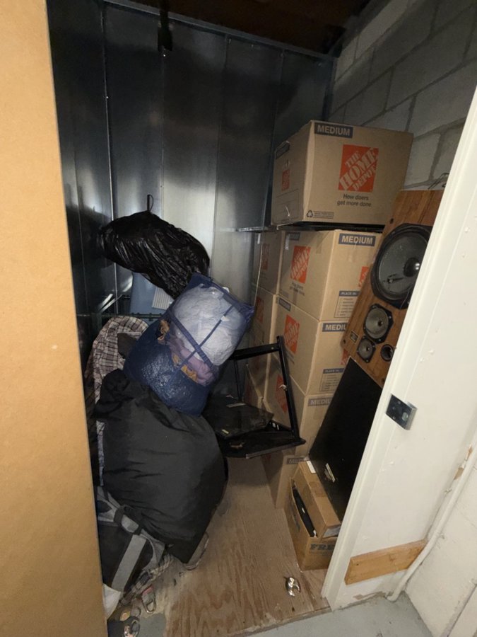 5 x 5 storage unit in West Hollywood, CA