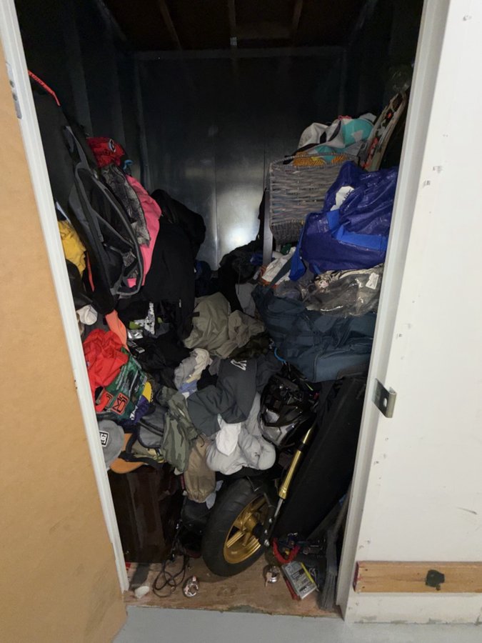 5 x 5 storage unit in West Hollywood, CA