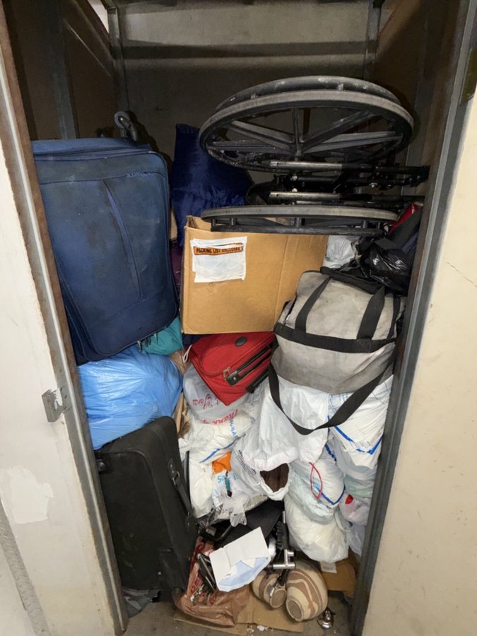 5 x 5 storage unit in West Hollywood, CA