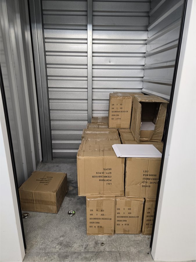 5 x 5 storage unit in Murfreesboro, TN
