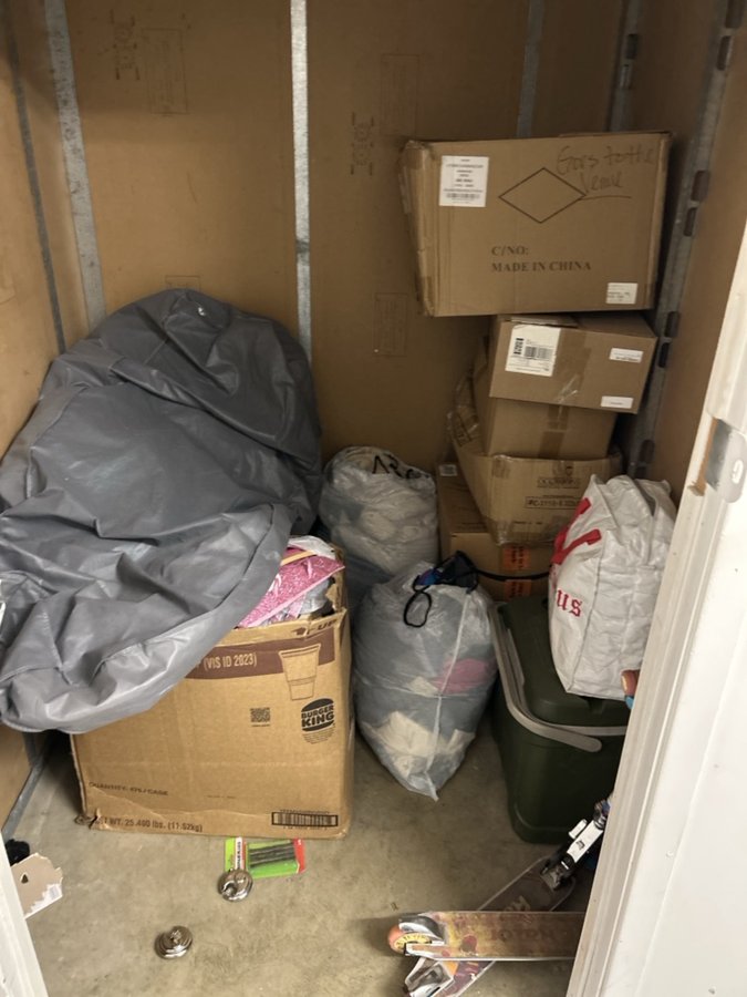 5 x 5 storage unit in No Richland Hills, TX