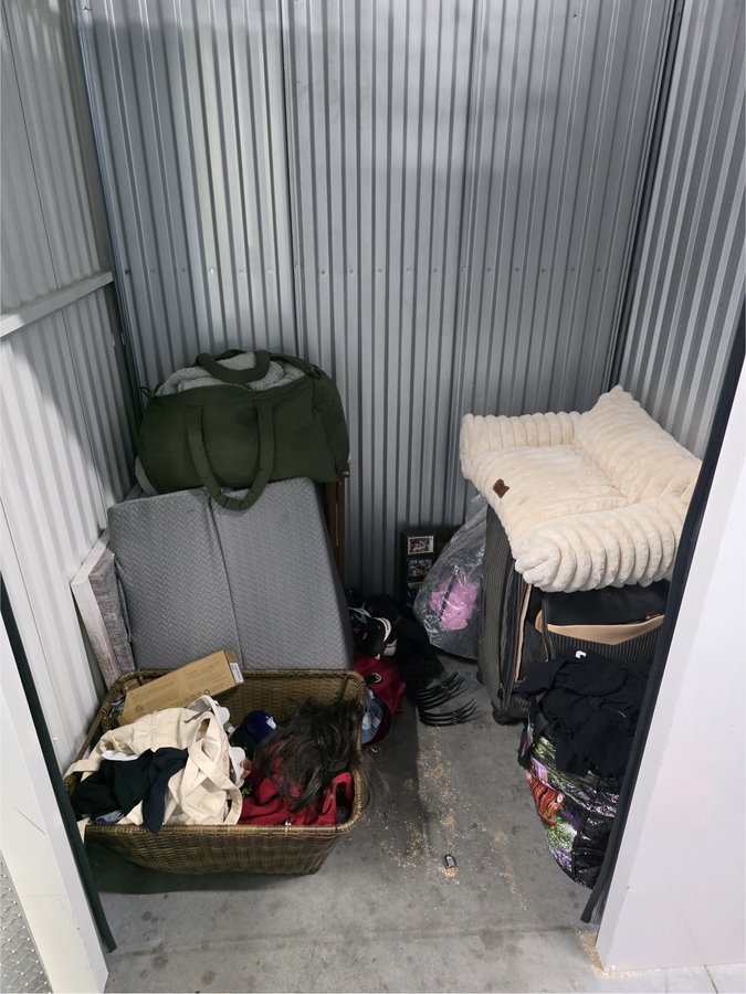 5 x 5 storage unit in Charlotte, NC