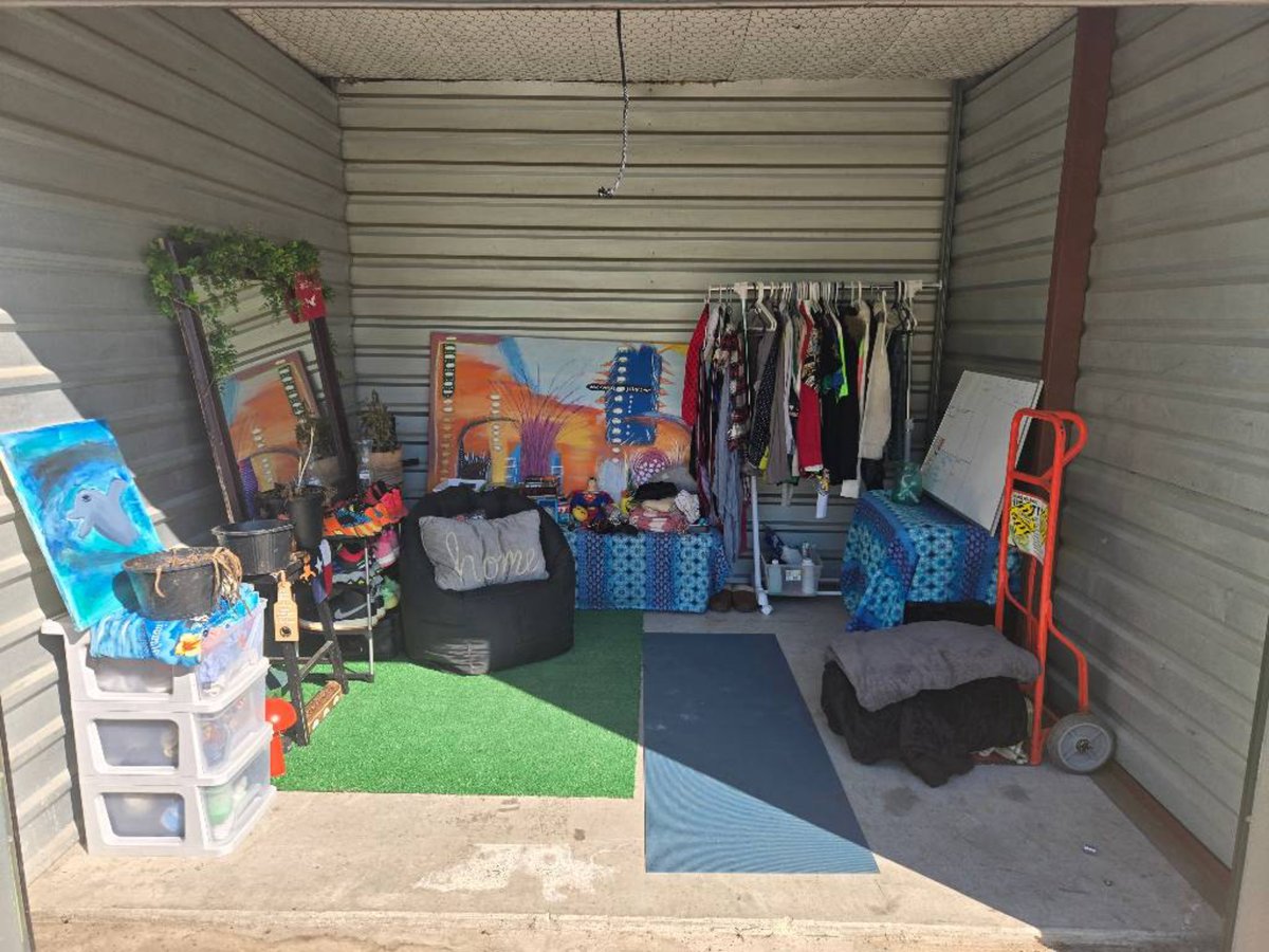 10 x 10 storage unit in Dallas, TX