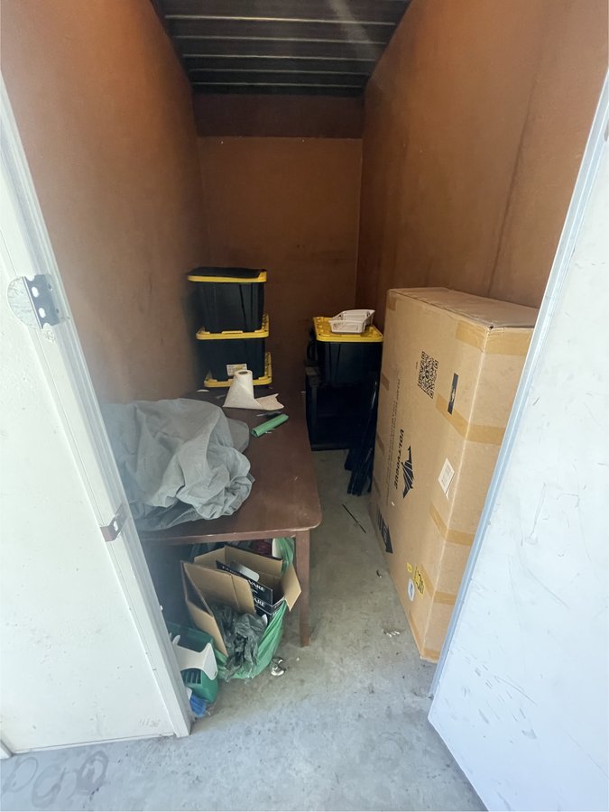 5 x 10 storage unit in San Jose, CA