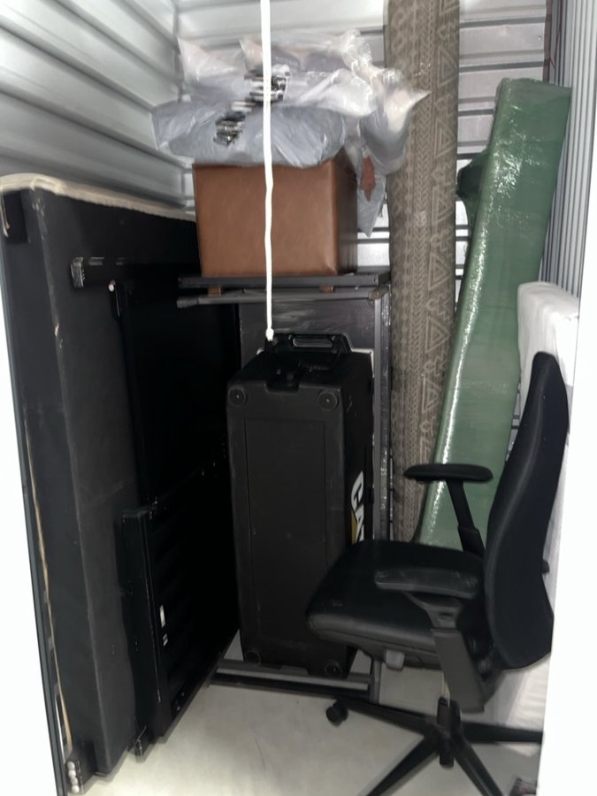 5 x 5 storage unit in Prosper, TX