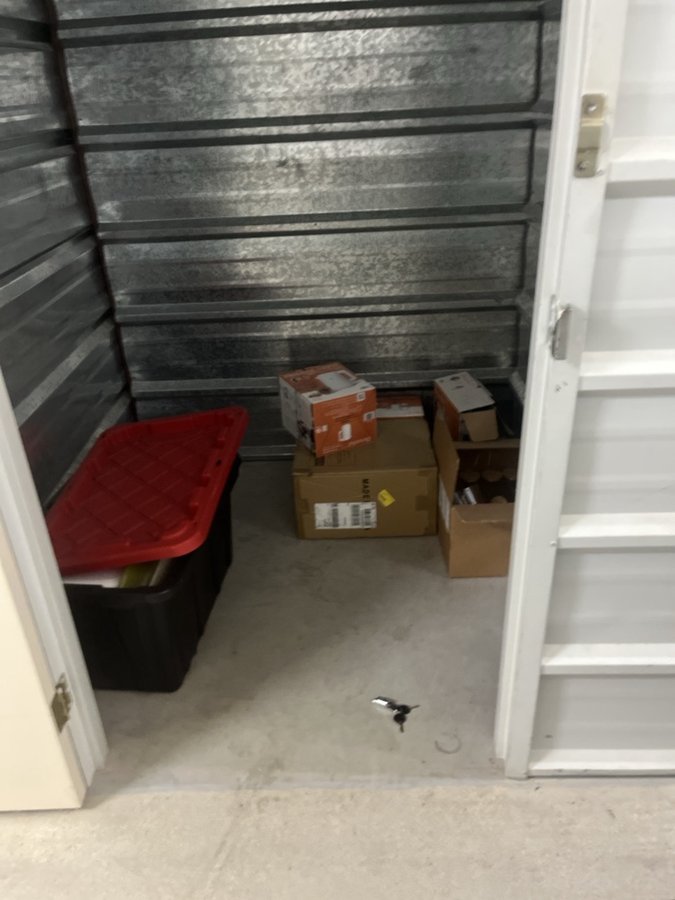 5 x 5 storage unit in Plano, TX