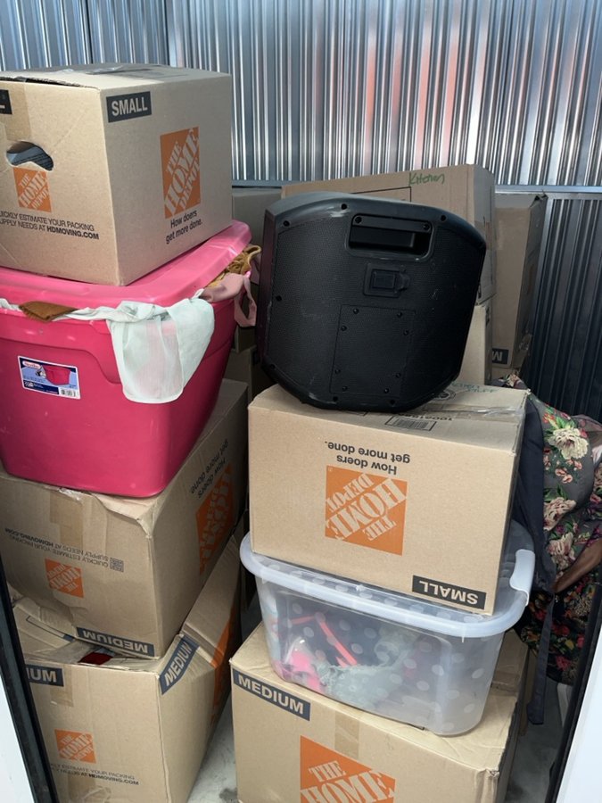 5 x 5 storage unit in Plano, TX