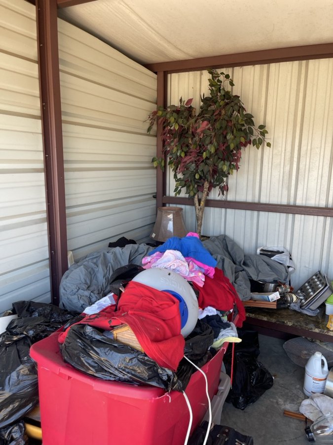 10 x 10 storage unit in Longview, TX